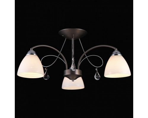 Люстра на штанге Natali Kovaltseva 75017 75017-3C CHROME&NICKEL