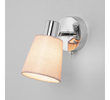 Бра Eurosvet Culver 20080/1 хром/бежевый