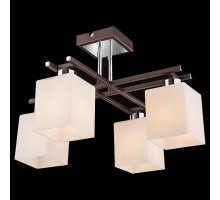 Люстра на штанге Eurosvet Devis 70018/4 хром/венге