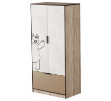 Шкаф платяной Маша и медведь Loft