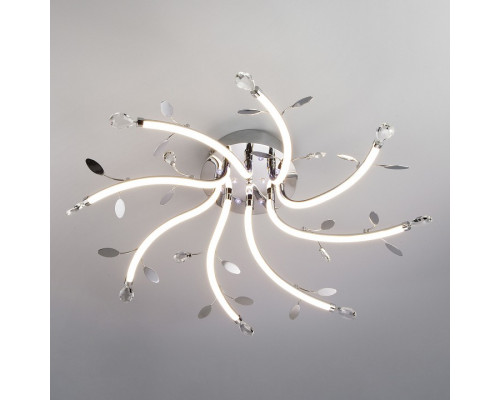 Потолочная люстра Eurosvet Willow 90128/8 хром 72W