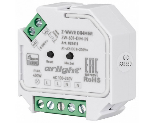 Контроллер-диммер Arlight Intelligent ZW-601-DIM-IN (100-240V, 1x2A)