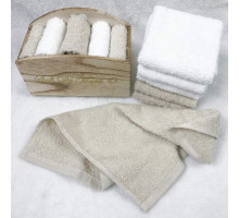 Набор из 5 полотенец для рук (30x30 см) Ноэлия