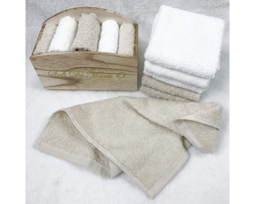 Набор из 5 полотенец для рук (30x30 см) Ноэлия