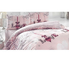 Постельное белье евростандарт Love me Pudra