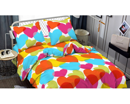 Постельное белье двуспальное Love