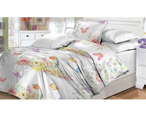 Постельное белье полутораспальное Птичка