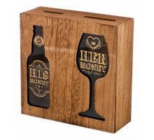 Копилка (20х7х20 см) His and her money 124-141