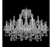Подвесная люстра Bohemia Ivele Crystal 1411 1411/12+6/300/Ni