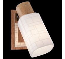 Спот Eurosvet Savier 20029/1 хром/светлое дерево