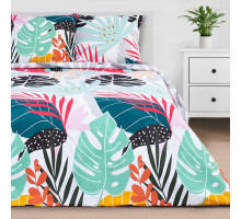Постельное белье полутораспальное Сolored tropics
