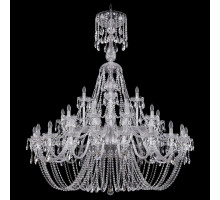 Подвесная люстра Bohemia Ivele Crystal 1406 1406/20+10+5/530/XL-170/Ni