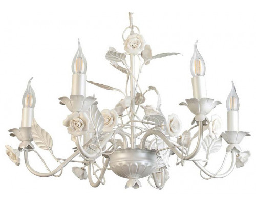 Подвесная люстра TopLight Lynda TL5910D-05WH