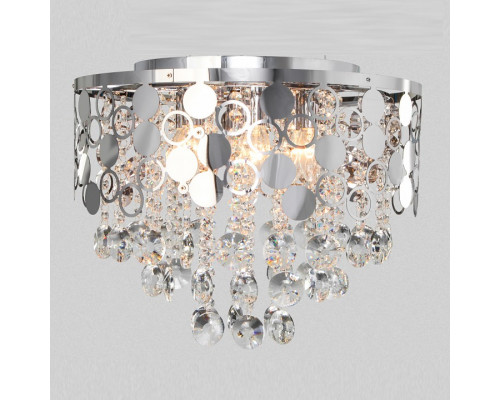Подвесной светильник Eurosvet Lianna 10114/6 хром/прозрачный хрусталь Strotskis