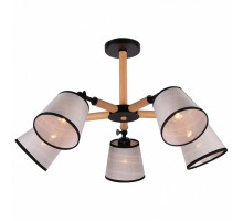 Люстра на штанге Imex 809 MD.0809-5-S BK+BR