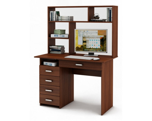 Стол компьютерный Лайт-4Я СН