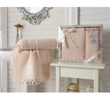 Набор из 2 полотенец для ванной Damask Kozali S.098аб