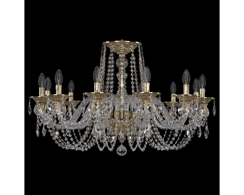 Подвесная люстра Bohemia Ivele Crystal 1602 16102/12/300 G
