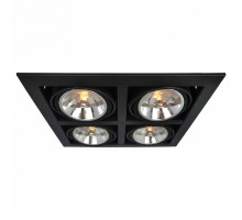 Встраиваемый светильник Arte Lamp Cardani A5935PL-4BK