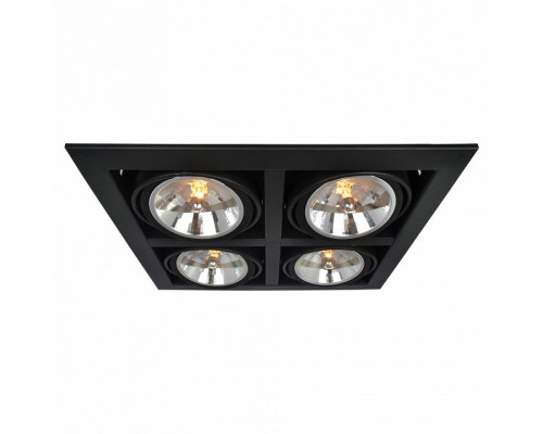 Встраиваемый светильник Arte Lamp Cardani A5935PL-4BK