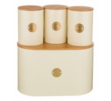 Набор из хлебницы с банками для пищевых продуктов Арктик 790-205