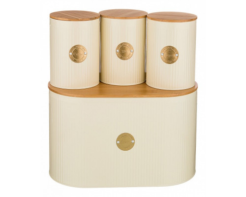 Набор из хлебницы с банками для пищевых продуктов Арктик 790-205