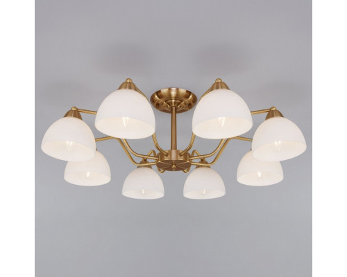 Люстра на штанге Eurosvet Carissa 30172/8 античная бронза