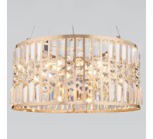 Подвесной светильник Eurosvet Lory 10116/5 золото/прозрачный хрусталь Strotskis