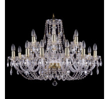 Подвесная люстра Bohemia Ivele Crystal 1406 1406/12+6/300/G