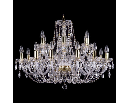 Подвесная люстра Bohemia Ivele Crystal 1406 1406/12+6/300/G