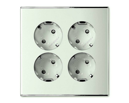 Розетка четверная с заземлением Imex Parthenon Gold WRC 3142