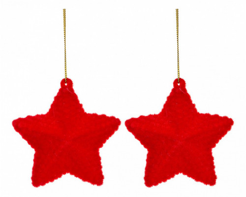 Набор из 2 елочных игрушек Звезда 866-115