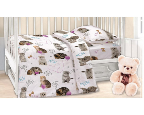 Постельное белье детское Пушистики
