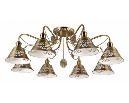 Потолочная люстра Rivoli Medaglione S8 AB Б0038091