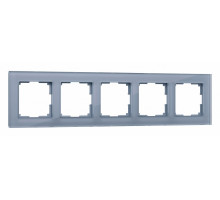 Рамка на 5 постов Werkel Favorit (серый) W0051115