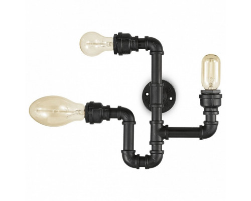 Накладной светильник Ideal Lux Plumber PLUMBER AP3 NERO