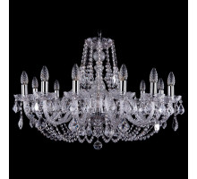 Подвесная люстра Bohemia Ivele Crystal 1406 1406/12/300/Ni/Leafs