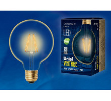 Лампа светодиодная Uniel Golden E27 6Вт K LED-G95-6W/GOLDEN/E27 GLV21GO