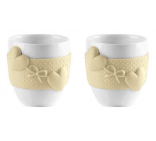 Набор из 2 кружек (80 мл) Love 11490079