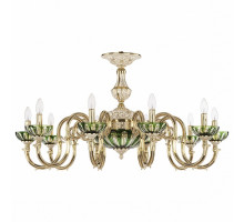 Подвесная люстра Bohemia Ivele Crystal 7203 72203P/10/300 GW P Clear-Green/H-1H