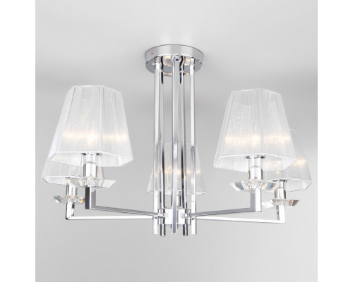 Люстра на штанге Eurosvet Alegria 60114/5 хром