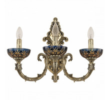 Бра Bohemia Ivele Crystal 7109 7109B15/3/210 GB P Amber-Blue/H-1I