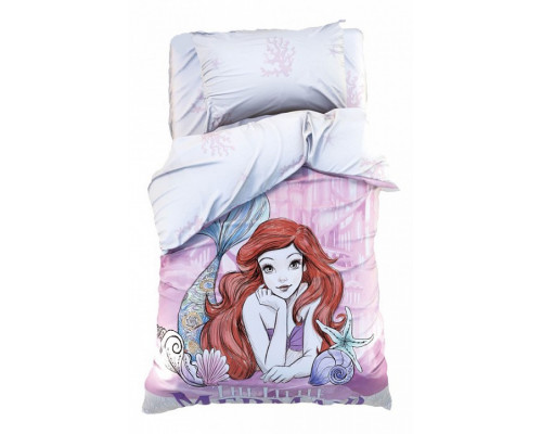 Постельное белье полутораспальное The little Mermaid