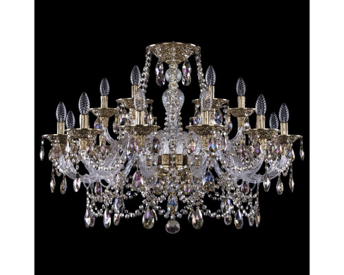 Подвесная люстра Bohemia Ivele Crystal 1611 16111/12+6/300 G R801