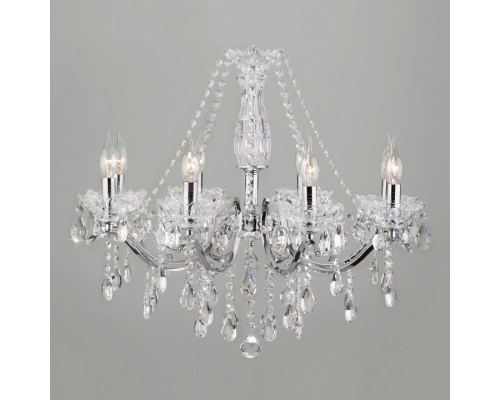 Подвесная люстра Eurosvet Brianna 3188/8 хром Strotskis