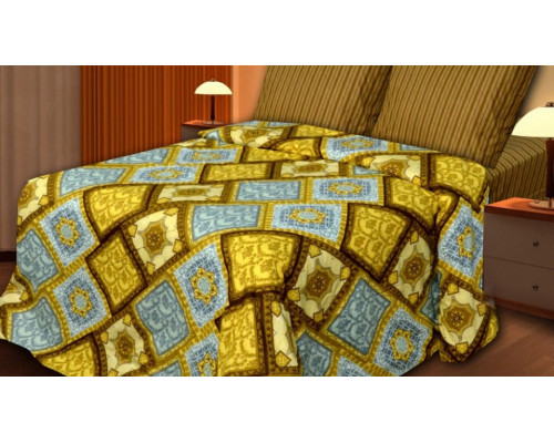 Постельное белье двуспальное Старое золото