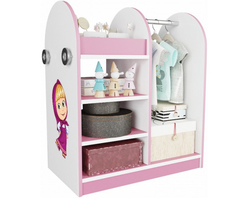 Стеллаж комбинированный Маша и медведь Playtime