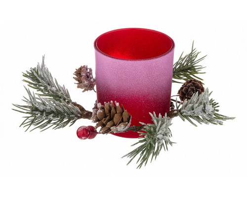 Подсвечник декоративный (7х9 см) Новый год 421-237