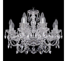 Подвесная люстра Bohemia Ivele Crystal 1411 1411/8+4/195/Ni