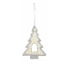 Елочная игрушка (16 см) Silver 860-1007